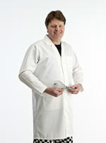 View Item Catering Lab Coat Poly Cotton (White)